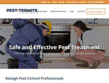 Tablet Screenshot of pestandtermiteconsultants.com